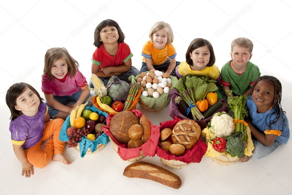 depositphotos 21373813 stock photo healthy eating diverse group of